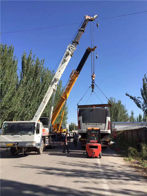 阜南县港口集装箱搬运案例